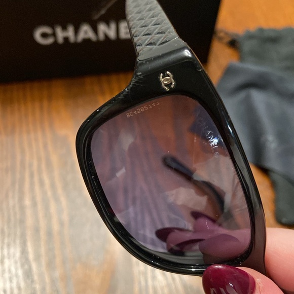 Chanel Square Sunglasses with Quilted Sides and Case Included - Picture 7 of 11